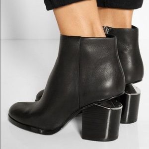 Alexander Wang Gabi tilt heel leather  ankle boot